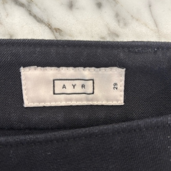 Women’s AYR The Daily Dose Straight Leg Chino Pants in Black, Size 29 - Picture 3 of 9